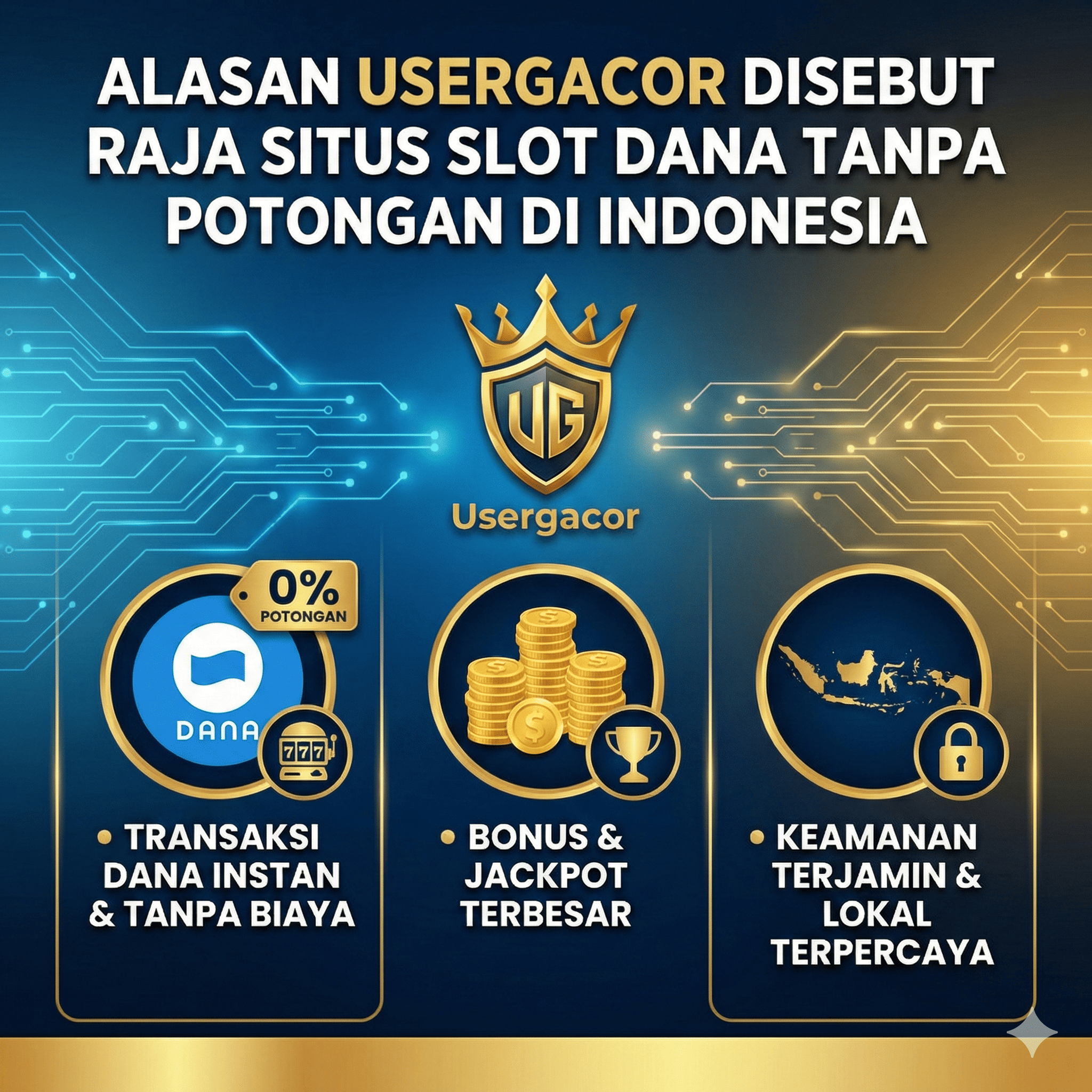 Alasan Usergacor Disebut Raja Situs Slot Dana Tanpa Potongan di Indonesia